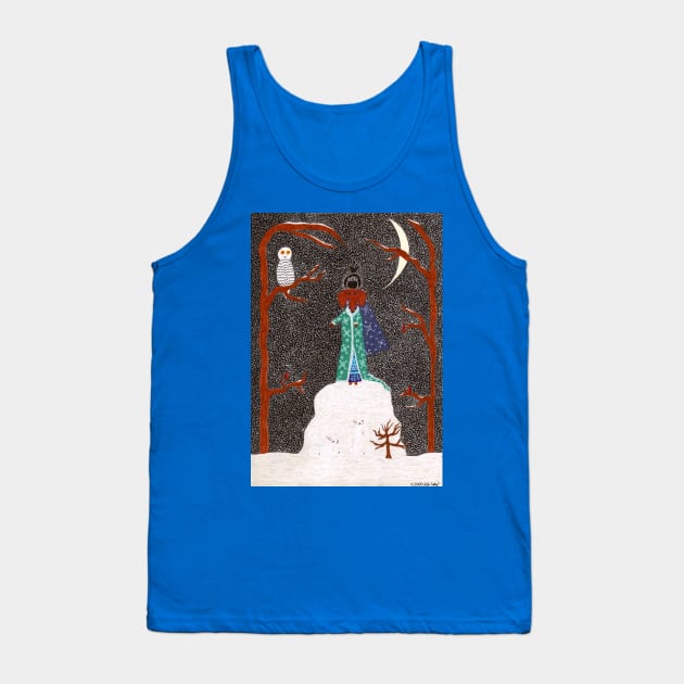 Snow Dachshund Tank Top by DebiCady